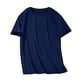 thumbnail image 2 of pstuiky Camisas de vestir de manga corta para hombre, Blusas/camisetas casuales de verano para hombre, de color liso y cuello redondo ropa de hombre xxxl, 2 of 5