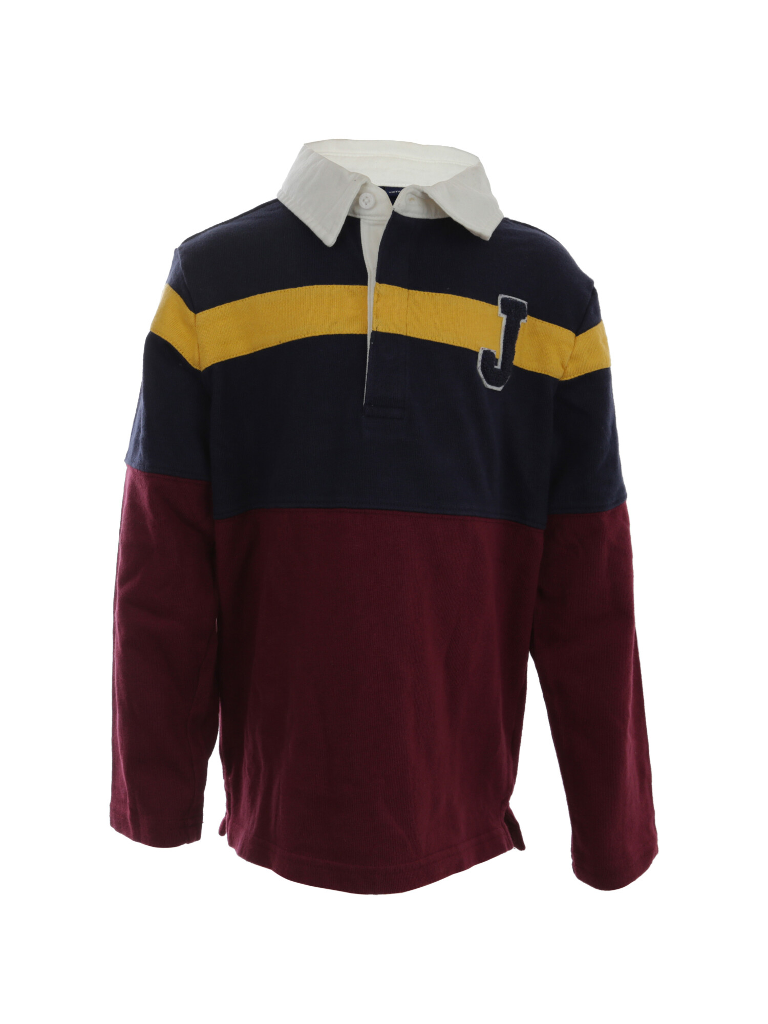 Janie And Jack Colorblocked Patch Rugby 