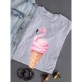 thumbnail image 3 of Flamingo Ice Cream T-Shirt Women -Image by Shutterstock, Female XX-Large, 3 of 4