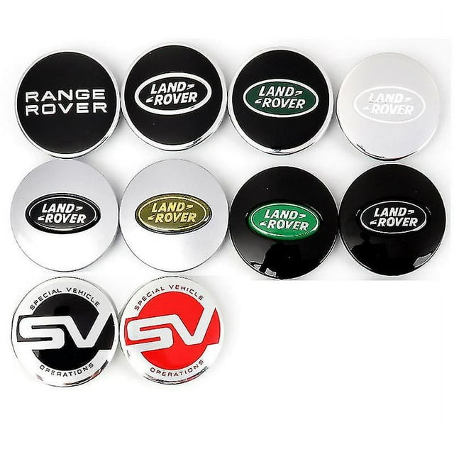 Capuchons Centraux de Roue Land Rover - Ensemble de 4 - Taille 62 mm