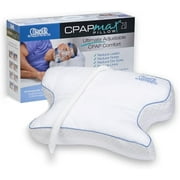 Contour CPAPMax CPAP Comfort Bed Pillow to Reduce Leaks, Mask Discomfort & Hose Tangles - Adjustable Height for Side, Back or Stomach Sleepers
