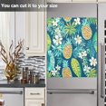 thumbnail image 4 of Dailycode Dishwasher Magnet Cover Magnetic Fridge Door Cover Home Kitchen Decor, Pineapple Flower Leaves, 23"x 26", 4 of 6