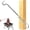 Right Hand B, variant on Meat Flipper, Grill Hooks for Turning, Heavy Duty Stainless Steel BBQ Turner Hooks with Long Handle for Flipping Ribs, Pork Shoulder, Roast on Smoker Grilling (Right Hand A)
