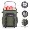 thumbnail image 3 of Mochila Hielera Bolsa Termica Portátil Impermeable De 30L Verde, 3 of 5