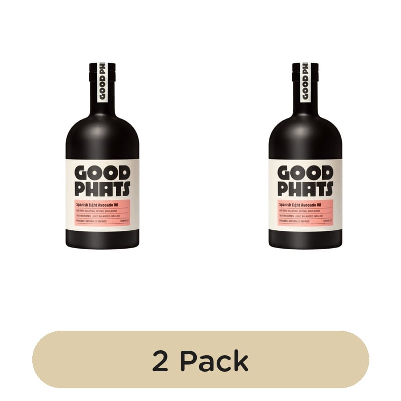 GOOD PHATS Light Avocado Oil 500ml, British Import (Pack of 2)