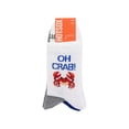 thumbnail image 5 of HOTSOX® Men's Ankle "Oh Crab!" Socks, 3-pack, 5 of 7