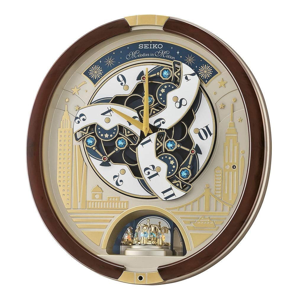 SEIKO Swarovski Melody in Motion Wall clock 2019 edition QXM382BRH Walmart