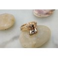 thumbnail image 2 of HeartsAndYou 2ct Natural Peach Morganite Birthday Ring 14k SOLID Yellow Gold Halo Bridal Set, 2 of 9