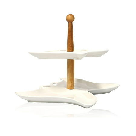 

Serving Tray with Wooden Handle