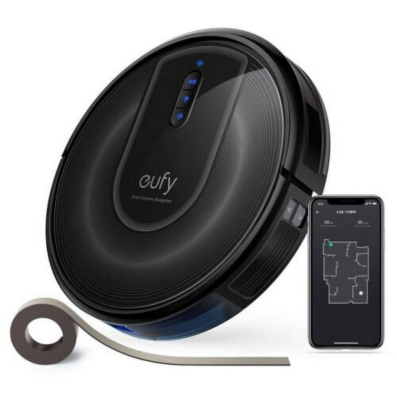 Pre-Owned Premium Anker eufy RoboVac G30 Verge, Robot Vacuum with Home Mapping, 2000Pa Suction, Wi-Fi, Boundary Strips, for Carpets and Hard Floors (Like New)