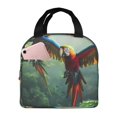 thumbnail image 1 of Easygdp Flying Parrots In Jungle Bolsa Térmica Premium - Tela Oxford Impermeable, Gran Capacidad, Bolsillo Frontal, Unisex para Trabajo, Escuela, Actividades al Aire Libre y Picnics, 1 of 8