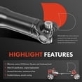 thumbnail image 4 of A-Premium Rear Complete Drive Shaft Prop Shaft Driveshaft Assembly Compatible with Chevrolet Silverado 1500 2005-2012, Silverado 1500 Classic 2007 & GMC Sierra 1500 2005-2012, Sierra 1500 Classic, 4WD, 4 of 9