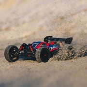 ARRMA 1/8 TYPHON 6S V5 4 Wheel Drive BLX Buggy with Spektrum Firma RTR Battery & Charger not included Black ARA8606V5 Cars Electric Kit Other