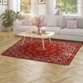 thumbnail image 3 of Bandana Pattern Home Decor Living Room Carpet Non-slip Soft Comfy Floor Rug Kitchen Bedroom Entrance Doormat Mats, 3 of 7