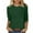 Army Green, variant on Women's Casual 3/4 Sleeve T-Shirts Round Neck Cute Tunic Tops Basic Tees Blouses Loose Fit Pullover Limited Time Sales Light Blue XL