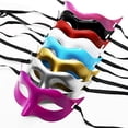 thumbnail image 2 of Máscaras venecianas liwang de 8 piezas para hombres con bandas de goma para carnaval, 2 of 5