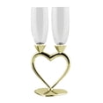 thumbnail image 1 of Novedad Bebidas Copa Copas de vidrio en forma de corazón para Hotel Barbacoas Fiestas Piscina Vacaciones Regalos de vacaciones Dorado, 1 of 8