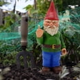 thumbnail image 5 of Gnomo de jardín de dedo medio de 15 cm - Gnomos Go Away Estatua Adornos divertidos para césped de jardín, decoraciones para interiores o exteriores kaili Sencillez, 5 of 5