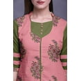 thumbnail image 5 of Bimba Printed Casual Straight Kurti 3/4 Sleeve Top Long Kurta Dress For Women, 5 of 6