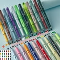 thumbnail image 1 of 48pcs/set Vibrant Color Pencil Set - 24 Inkless Colors for Endless Creativity - Perfect for School Art, Sketching, Drawing, and Back to School Supplies, Kawaii Stationery, 1 of 5