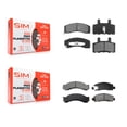 thumbnail image 1 of SIM Front Rear Semi-Metallic Brake Pads Kit for Car GMC C3500 Chevrolet K3500 C2500 K2500 Suburban R2500 KSM-100238, 1 of 8