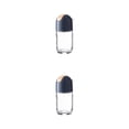 thumbnail image 2 of Toystoory Botellas de condimentos Dispensadores de sal Pimentero con tapa Cocinero sellado automático Cocina Almacenamiento recargable Al aire libre Azul Azul 2piezas Toystoory CBP273348, 2 of 6
