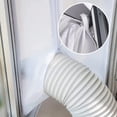 thumbnail image 4 of Window Sealing Strip Air Conditioning Window Sealing Strip Accessories Window Sealing Strip 500 Cm Dryer Exhaust Dryer Exhaust Pipe Adapter Window Sealing Strip Tool, 4 of 8