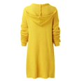 thumbnail image 4 of Vedolay Womens Sweaters Womens Plus Size Sweaters Casual Long Sleeve Crewneck Knit Pullover Tops,Yellow XL, 4 of 5