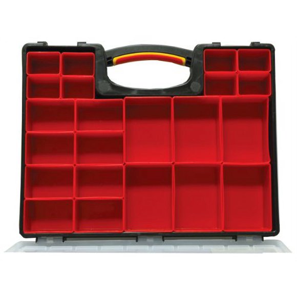 Homak Plastic Organizer with 22 Removable Bins, HA01122238