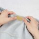 thumbnail image 5 of 100Pcs Faux Leather Tags for Clothes Handmade Gift Handcraft Faux Leather Labels DIY Sewing Tags Garment Accessories, 5 of 5
