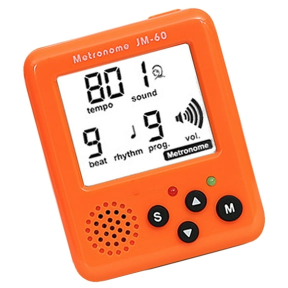 Digital Small Metronome Electronic Metronome Tone Generator Tuner Small Sports Running Metronome for Beginners