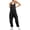 Black, variant on Maternity Jumpsuit,Oversized Jumpsuit Maternity & Postpartum,Wide Leg With Pockets