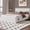 Corduroy White, variant on Platform Bed Frame with Upholstered Headboard, Strong Wood Slats Support, Noise-Free Design, No Box Spring Needed, Easy to Assemble