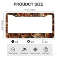 thumbnail image 3 of There Is No Such Thing As Too Many Books License Plate Frames 2 Pieces Reading Vintage Book Personalized License Plate Frame Car Accessories US Canada Standard Quality Aluminum License Plate Cover, 3 of 6