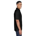 thumbnail image 3 of North End 88632 Men's Recycled Polyester Performance Pique Polo-Black-S, 3 of 3
