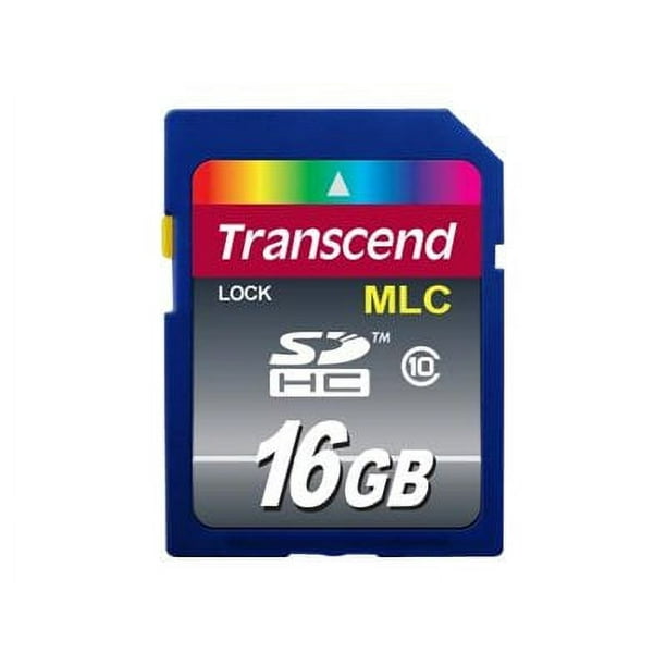 Transcend - Carte Mémoire Flash - 16 GB - Classe 10 - SDHC