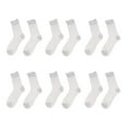 thumbnail image 3 of 6 pares de calcetines de mujer Calcetines informales de hasta el tobillo Calcetines cortos informales / gris / blanco / rosa / Soledad Calcetines de mujer, 3 of 10