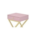 thumbnail image 4 of Coleen Pink & Gold Finish Accent Table, 4 of 5