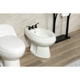 thumbnail image 3 of Kingston Brass KB325YL Royale Three-Handle Bidet Faucet with Brass Pop-Up, Oil Rubbed Bronze, 3 of 6
