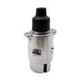 thumbnail image 1 of Universal Metal Aluminum 7-Pin Trailer Wiring Plug, 12V 12N Round Connector for Towing Cars, Vans, & RVs, Durable Water-Resistant Electrical Hitch Adapter, 1 of 8