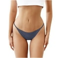 thumbnail image 2 of Teissuly Women Sexy Lace Underwear Comfortable And Slim Hollowed Out Solid Panties Briefs, 2 of 5