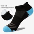Eallco Women's Athletic Socks 6-Pack - Cushioned Quarter Running Socks