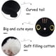 thumbnail image 3 of Peluche de gato negro/blanco de 13.8 pulgadas, almohada de gato Kawaii, peluche de gato negro, lindos ojos redondos, gatito, muñeco de peluche para amigo Sincero  Hogar, 3 of 6