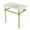 White / Brushed Brass, variant on Kingston Brass KVBH37227W4BB Templeton 37" Ceramic Console Sink with Brass Legs (4-Inch, 3-Hole), White/Brushed Brass