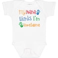 thumbnail image 3 of Inktastic My Nana Thinks Im Awesome Grandkid Boys or Girls Baby Bodysuit, 3 of 5