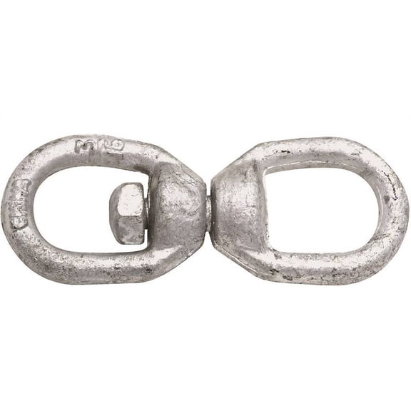 National Hardware 3252BC Series N247-775 Chain Swivel, 3/16 in Trade, 700 lb Working Load, Steel, Galvanized