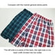 thumbnail image 5 of Jumpingount Ropa interior de hombre Bóxer tejido Pantalones cortos masculinos Suavidad transpirable al tacto Comodidad Ropa de dormir lavable Ropa interior Azul XXXL Jumpingount AP018635-15, 5 of 6