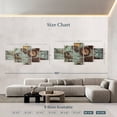 thumbnail image 3 of Elephant Stock Antique Pirate Map Wall Art - Horizontal Multi Panel Canvas - Living Room Wall Decor - Nautical Multi Panel - Brown And Blue Decor - 92" x 42", 3 of 5