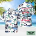 thumbnail image 2 of Physhop - Custom Photo Hawaiian Shirt Custom Pet Faces, Personalized With Button Downs , Summer Trip , Vacation Tropical, For Adults, Short Sleeve, 2 of 2