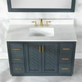 thumbnail image 5 of Gazsi 48" Single Bathroom Vanity Set in Charcoal Blue with Mirror, 5 of 9
